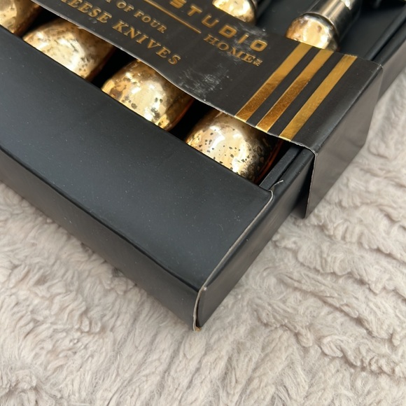 Max Studio Home set of cheese knives speakers - New in box - Picture 10 of 16